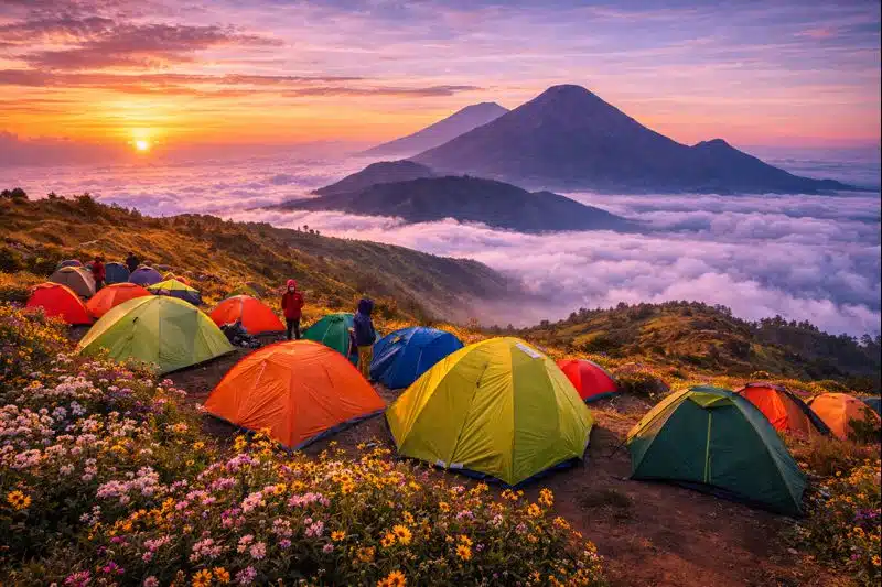 open trip gunung prau